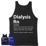 Funny Dialysis Rn Definition Shirt, New Job Gift for Dialysis Rn, Coworker Gift Idea