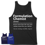 Funny Formulation Chemist Definition Shirt, New Job Gift for Formulation Chemist, Coworker Gift Idea
