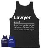 Funny Lawyer Definition Shirt, New Job Gift for Lawyer, Coworker Gift Idea