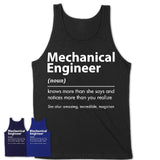 Funny Mechanical Engineer Definition Shirt, New Job Gift for Mechanical Engineer, Coworker Gift Idea