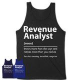 Funny Revenue Analyst Definition Shirt, New Job Gift for Revenue Analyst, Coworker Gift Idea