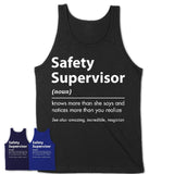 Funny Safety Supervisor Definition Shirt, New Job Gift for Safety Supervisor, Coworker Gift Idea
