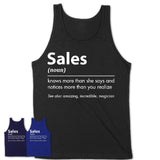 Funny Sales Definition Shirt, New Job Gift for Sales, Coworker Gift Idea