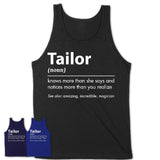 Funny Tailor Definition Shirt, New Job Gift for Tailor, Coworker Gift Idea