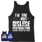I'm The Psychotic Online Instructor Everyone Warned You About Funny Coworker Tshirt