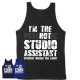 I'm The Psychotic Studio Assistant Everyone Warned You About Funny Coworker Tshirt