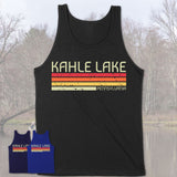 Kahle Lake Pennsylvania Funny Fishing Camping Summer Retro Gift T-Shirt