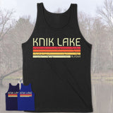 Knik Lake Alaska Funny Fishing Camping Summer Retro Gift T-Shirt
