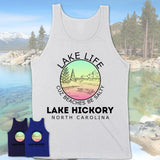 Lake Hickory North Carolina Lake Life Cuz Beaches Be Salty Fishing Camping Team Shirt