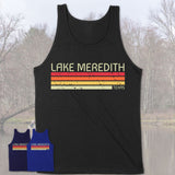Lake Meredith Texas Funny Fishing Camping Summer Retro Gift T-Shirt