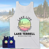 Lake Terrell Washington Lake Life Cuz Beaches Be Salty Fishing Camping Team Shirt