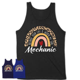 Mechanic Because Your Life Worth My Time Rainbow T-Shirt