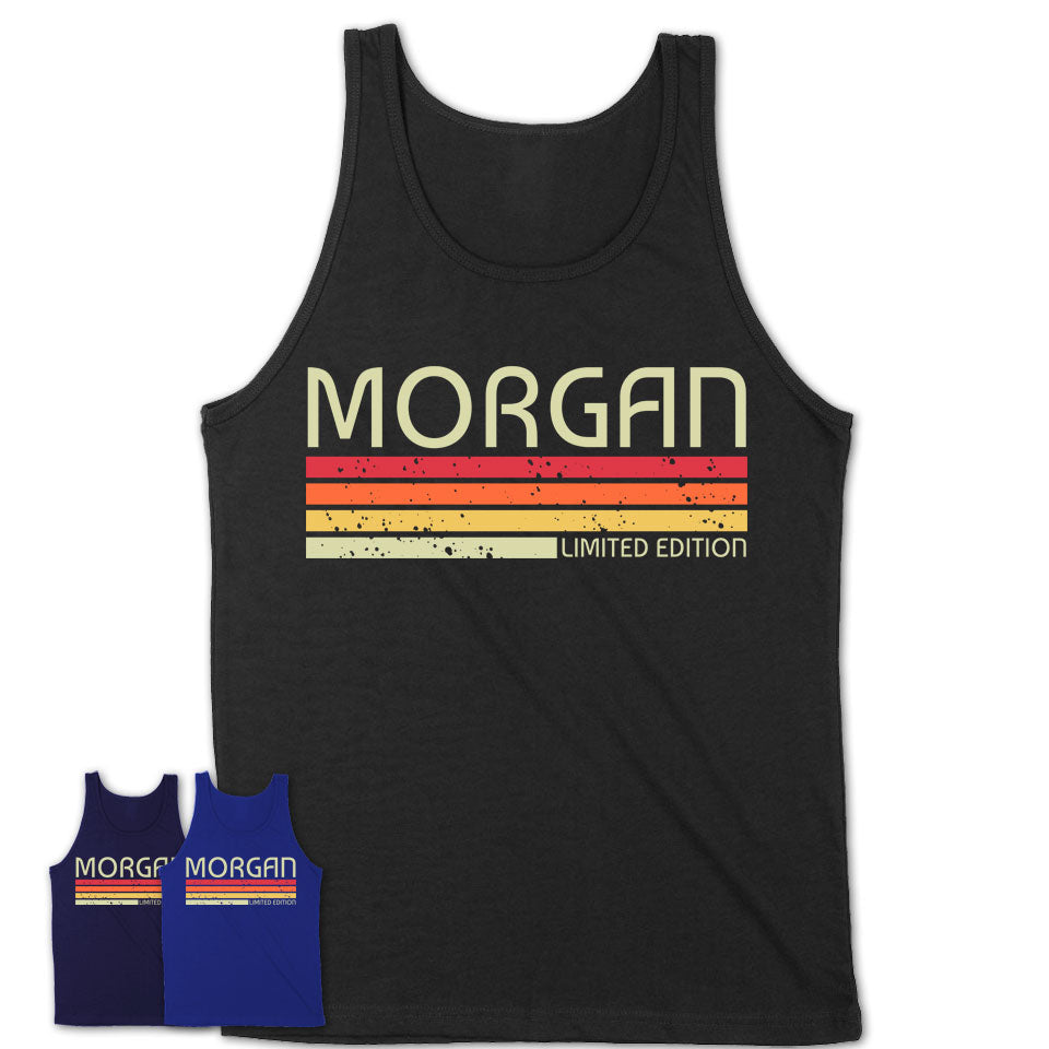 Morgan Gift Custom Name Retro Vintage Birthday T-Shirt