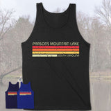 Parsons Mountain Lake South Carolina Funny Fishing Camping Summer Retro Gift T-Shirt
