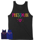 Pressman Rainbow Lettering Heart Shirt, Employee Appreciation Gifts