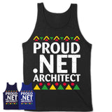Proud .Net Architect Africa Pride Black History Month T-Shirt