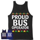 Proud Bus Operator Africa Pride Black History Month T-Shirt