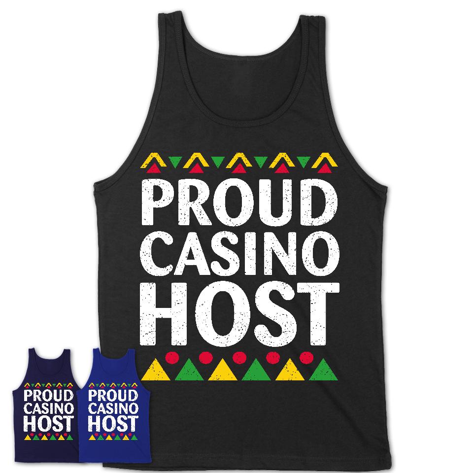 Proud Casino Host Africa Pride Black History Month T-Shirt