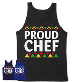 Proud Chef Africa Pride Black History Month T-Shirt