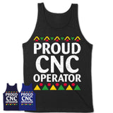 Proud Cnc Operator Africa Pride Black History Month T-Shirt