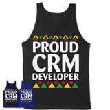 Proud Crm Developer Africa Pride Black History Month T-Shirt