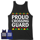 Proud Crossing Guard Africa Pride Black History Month T-Shirt