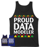 Proud Data Modeler Africa Pride Black History Month T-Shirt