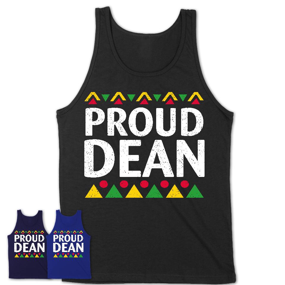Proud Dean Africa Pride Black History Month T-Shirt