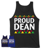 Proud Dean Africa Pride Black History Month T-Shirt