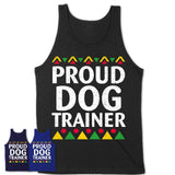 Proud Dog Trainer Africa Pride Black History Month T-Shirt