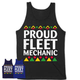 Proud Fleet Mechanic Africa Pride Black History Month T-Shirt