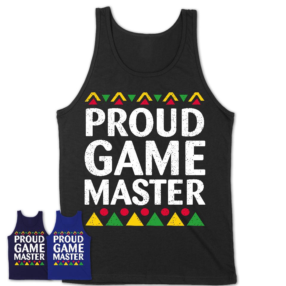 Proud Game Master Africa Pride Black History Month T-Shirt