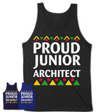 Proud Junior Architect Africa Pride Black History Month T-Shirt