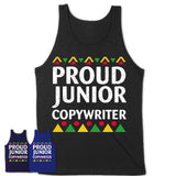 Proud Junior Copywriter Africa Pride Black History Month T-Shirt