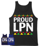 Proud LPN Africa Pride Black History Month T-Shirt