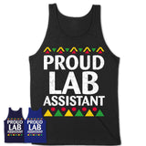 Proud Lab Assistant Africa Pride Black History Month T-Shirt
