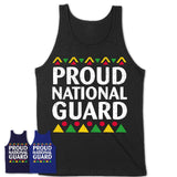 Proud National Guard Africa Pride Black History Month T-Shirt