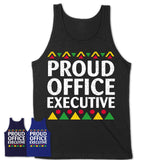 Proud Office Executive Africa Pride Black History Month T-Shirt