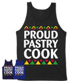 Proud Pastry Cook Africa Pride Black History Month T-Shirt