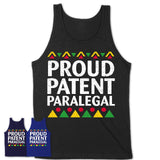 Proud Patent Paralegal Africa Pride Black History Month T-Shirt