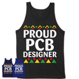 Proud Pcb Designer Africa Pride Black History Month T-Shirt