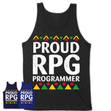 Proud Rpg Programmer Africa Pride Black History Month T-Shirt