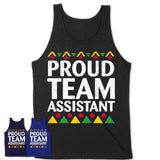 Proud Team Assistant Africa Pride Black History Month T-Shirt