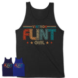 Proud Vintage Flint Girl Shirt Michigan Pride Gift Birthday Shirt for Her