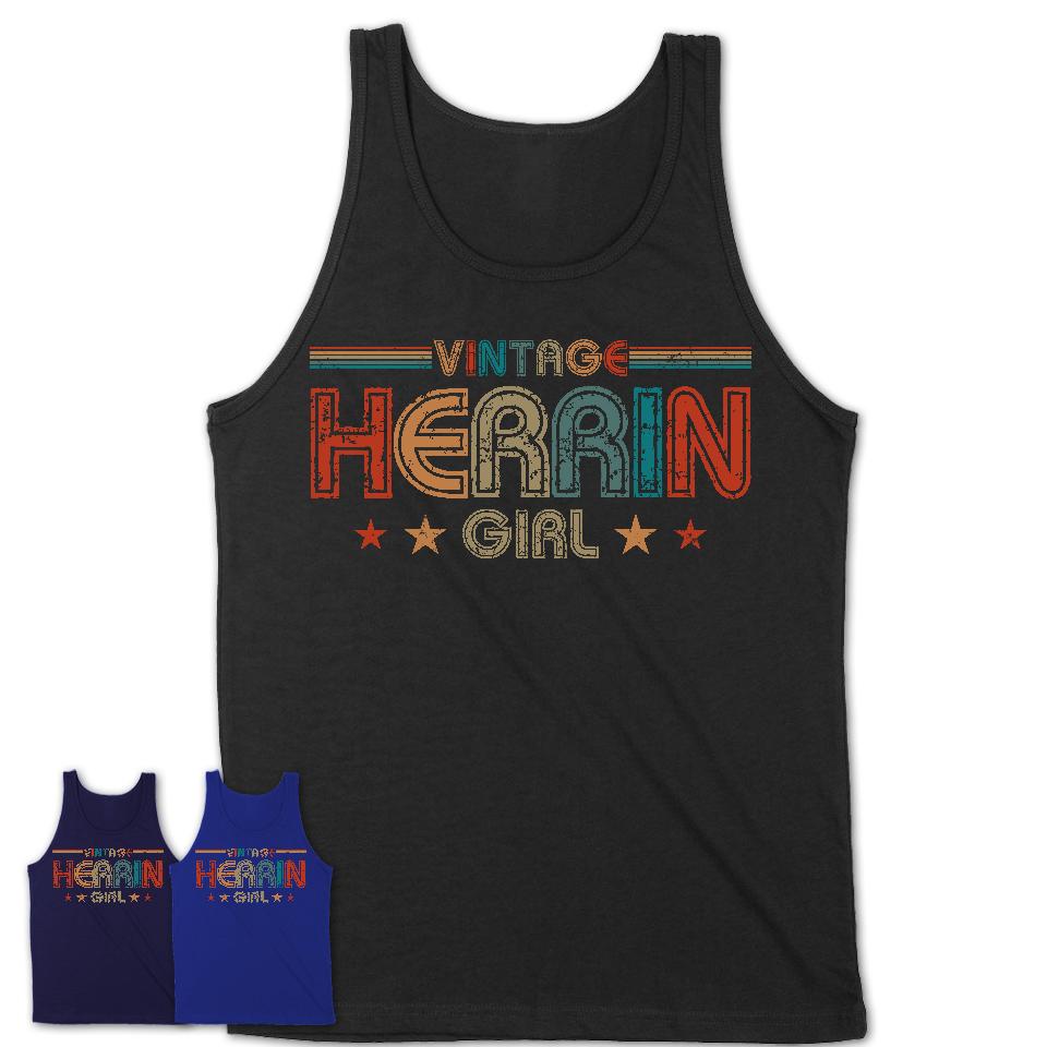 Proud Vintage Herrin Girl Shirt Illinois Pride Gift Birthday Shirt for Her