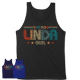Proud Vintage Linda Girl Shirt California Pride Gift Birthday Shirt for Her
