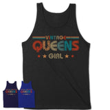 Proud Vintage Queens Girl Shirt New York Pride Gift Birthday Shirt for Her