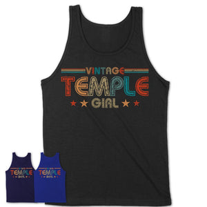 Proud Vintage Temple Girl Shirt Texas Pride Gift Birthday Shirt for Her