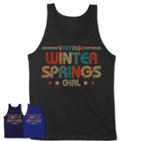 Proud Vintage Winter Springs Girl Shirt Florida Pride Gift Birthday Shirt for Her