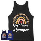 Residence Manager Because Your Life Worth My Time Rainbow T-Shirt